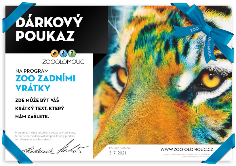 Vzor dárkového poukazu